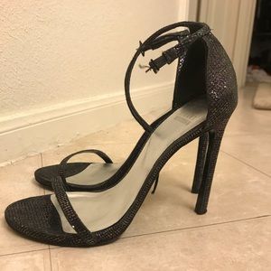 Sparkly Stuart Weitzman Nudist Sandal